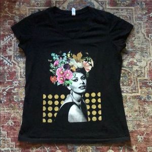 Sophia Loren v-neck t-shirt
